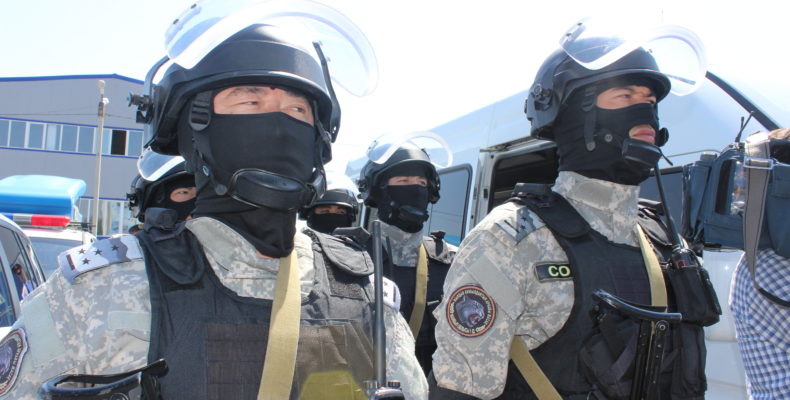 В Таразе отметили 26-летие казахстанской полиции