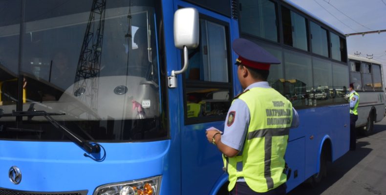 Пассажирский автобус сняли с рейса за нарушения в Жамбылской области