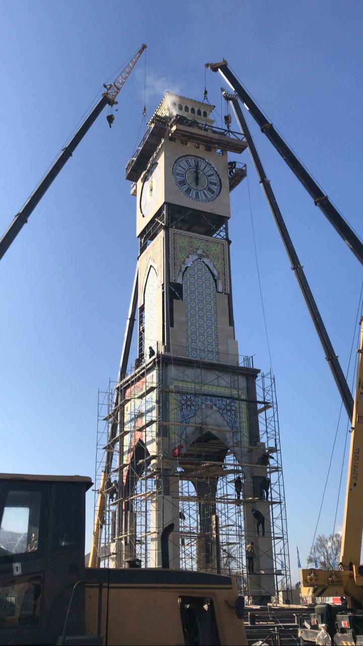 Часы таразе. Биг Бен Тараз. Часовая башня Тараз. Часы в Казахстане на башне. Тараз часы городские.