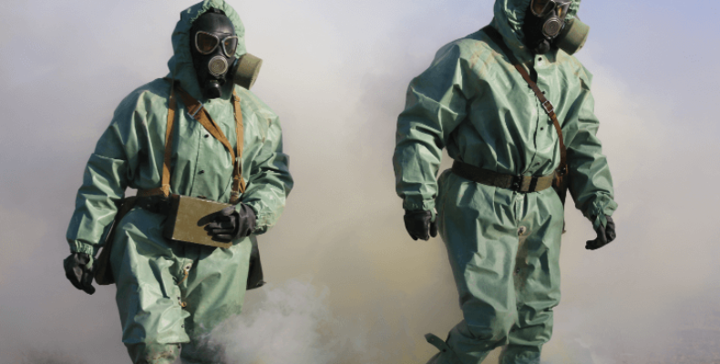 Полевой выход воинов-химиков