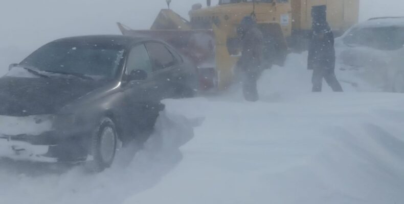 Жамбылские спасатели вызволили из снежных сугробов на трассах 140 человек