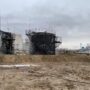 Пожар нефтяных резервуаров в Жамбылской области полностью потушен