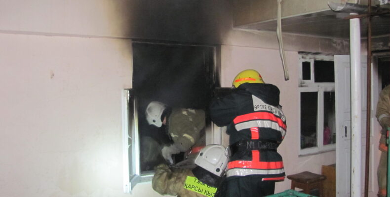 Профилактику бытовых пожаров проводят в Жамбылской области
