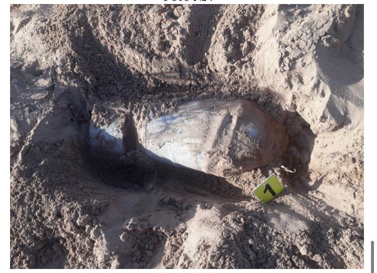 Ещё одну авиационную бомбу обнаружили в песках Жамбылской области