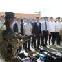 С работой военных связистов познакомились школьники Тараза в РгК «Юг»