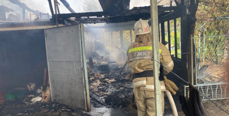 Усмирили собаку, вскрыли двери, тушили пожары — будни ДЧС Жамбылской области