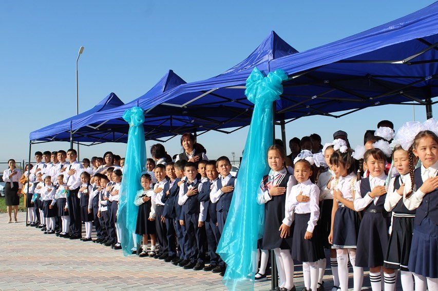 Новая школа на 600 мест открылась на окраине Тараза