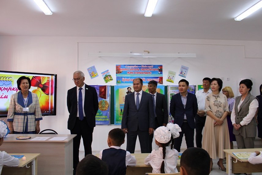 Новая школа на 600 мест открылась на окраине Тараза