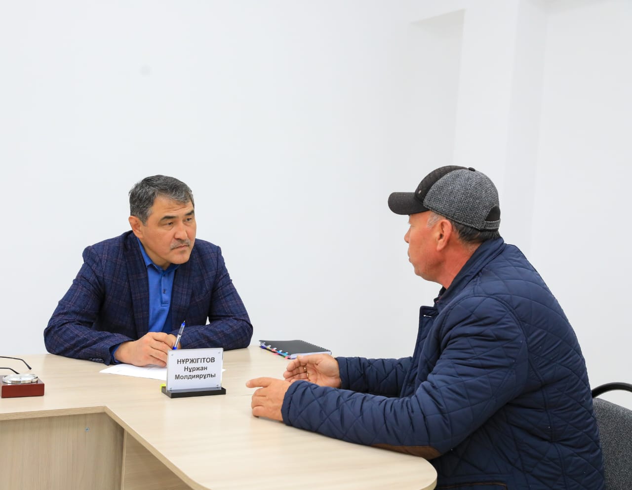 Нуржан Нуржигитов встретился с жителями двух сел Шуского района