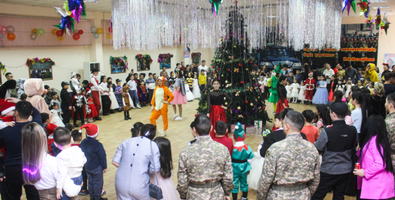 Для детей военнослужащих РгК «Юг» провели новогодние утренники