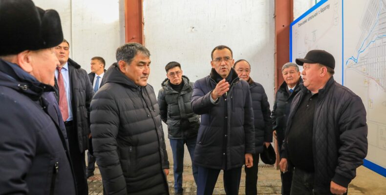 Председатель Сената Парламента РК Маулен Ашимбаев посетил предприятия Таласского района