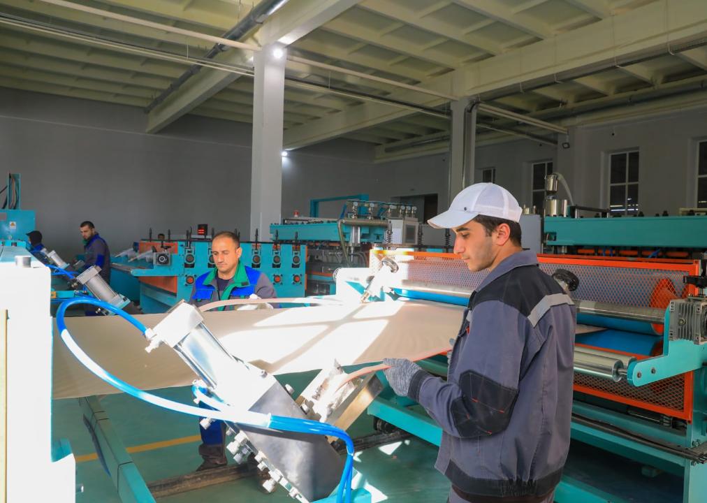 Эко-завод по производству гофрокартона открыли в Жамбылской области