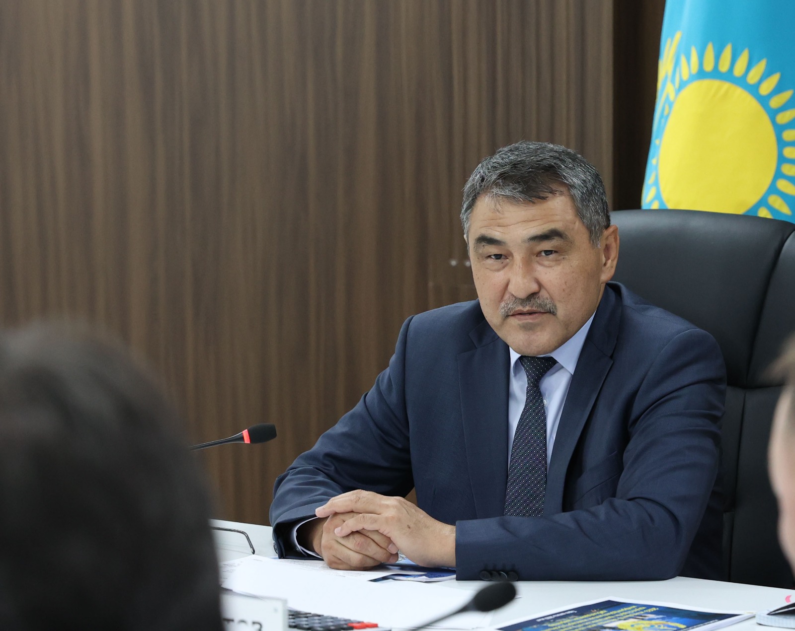 Нуржан Нуржигитов провел встречу с Чрезвычайным и Полномочным Послом Узбекистана