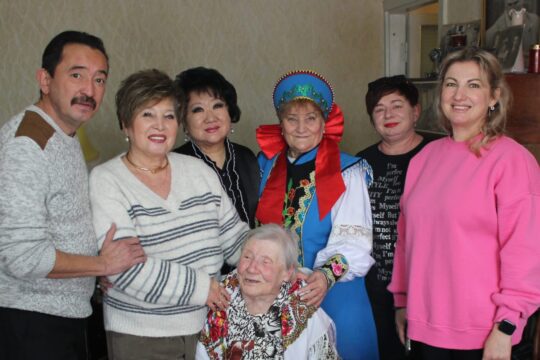 Столетний юбилей отмечает легенда жамбылского театра Вера Левитанус